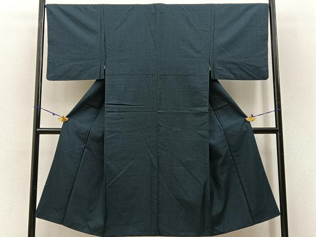 平和屋着物■男性　紬　100亀甲　正絹　逸品　BAAW5841hj
