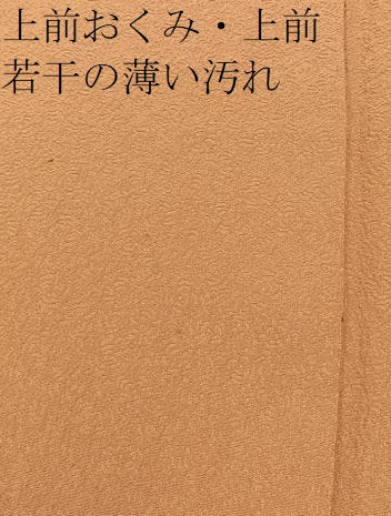 平和屋着物■上質な色無地　深支子色　正絹　逸品　BAAW5845hj