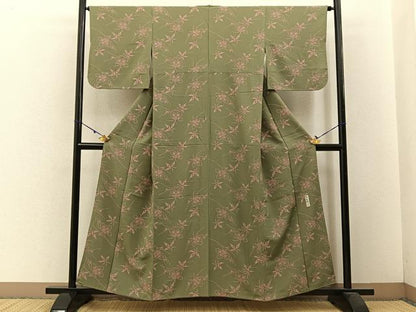 平和屋着物■上質な小紋　作家物　桐　正絹　逸品　BAAW5865hj