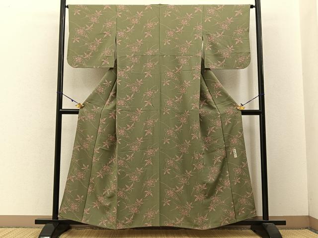 平和屋着物■上質な小紋　作家物　桐　正絹　逸品　BAAW5865hj