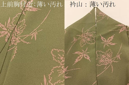 平和屋着物■上質な小紋　作家物　桐　正絹　逸品　BAAW5865hj