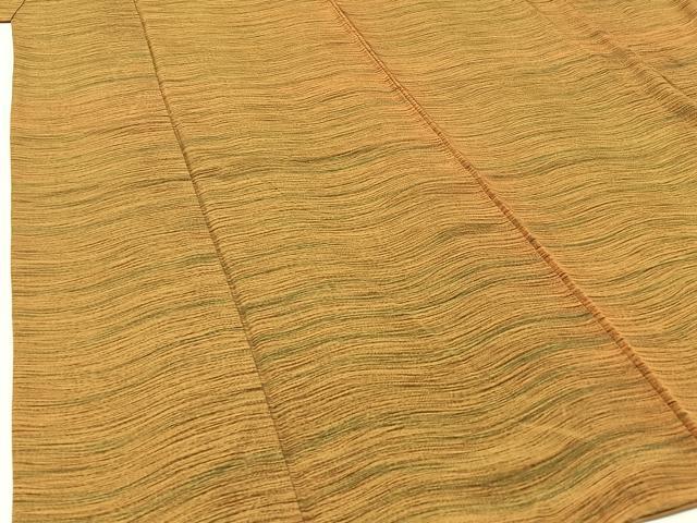 平和屋着物■上質な小紋　横縞　正絹　逸品　BAAW5870hj