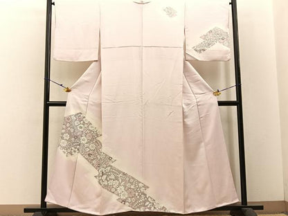平和屋着物■訪問着　辻が花　手描き　暈し染め　正絹　逸品　BAAW5878hj