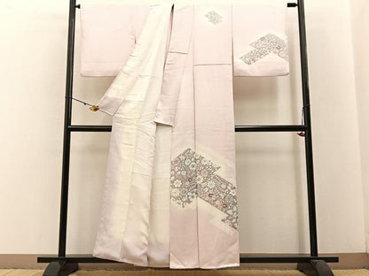 平和屋着物■訪問着　辻が花　手描き　暈し染め　正絹　逸品　BAAW5878hj