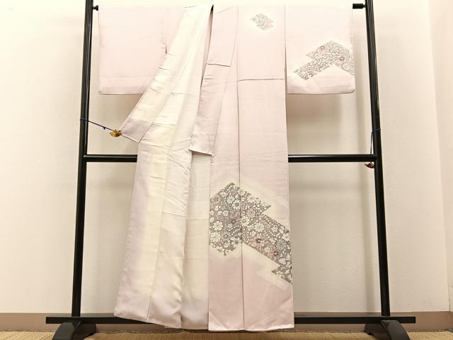 平和屋着物■訪問着　辻が花　手描き　暈し染め　正絹　逸品　BAAW5878hj