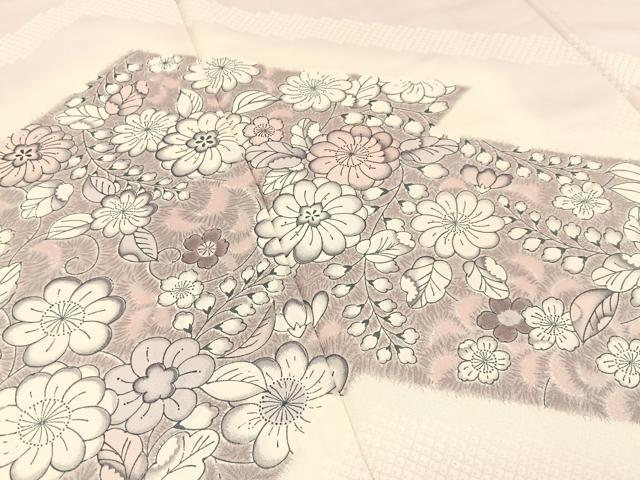 平和屋着物■訪問着　辻が花　手描き　暈し染め　正絹　逸品　BAAW5878hj