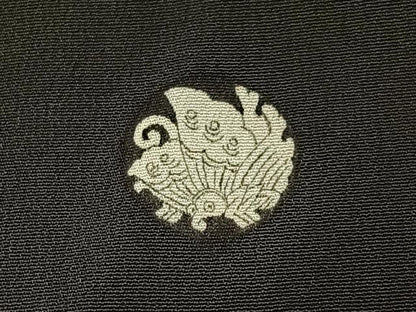 平和屋着物■豪華黒留袖 刺繍 蜀江花文 金彩 正絹 逸品 BAAW5896hj