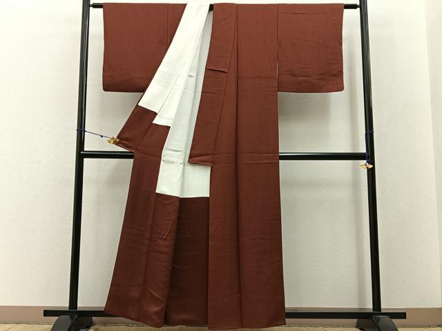 平和屋着物■江戸小紋 極小鮫小紋柄 正絹 逸品 BAAW5931hj