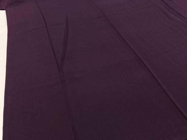 平和屋着物■上質な色無地 似せ紫色 正絹 逸品 BAAW5958hj