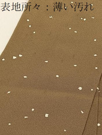 平和屋着物■上質な小紋 箔散らし 正絹 逸品 BAAW5961hj