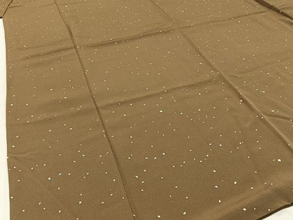 平和屋着物■上質な小紋 箔散らし 正絹 逸品 BAAW5961hj