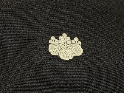 平和屋着物■豪華黒留袖 金糸刺繍 鳳凰有職花文 金彩 正絹 逸品 BAAW5975hj