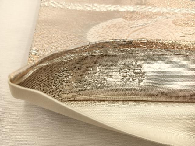 平和屋着物◎六通柄袋帯　京洛錦　風景文　二重引箔　金銀糸　正絹　逸品　BAAW6034mz