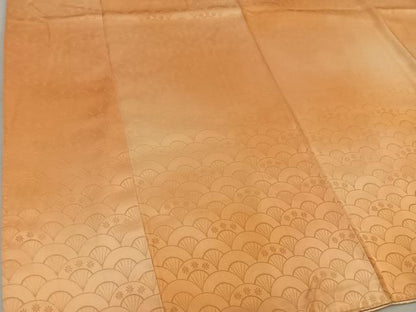 平和屋着物■上質な小紋 青海波花地紋 暈し染め 正絹 逸品 BAAW6116mz