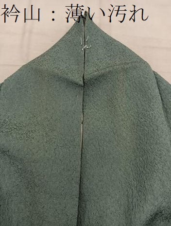 平和屋着物■上質な色無地 麹塵色 正絹 逸品 BAAW6120mz