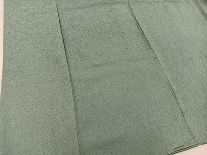 平和屋着物■上質な色無地 麹塵色 正絹 逸品 BAAW6120mz