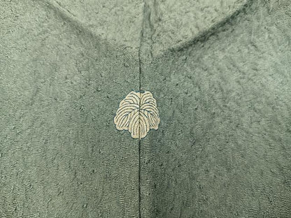平和屋着物■上質な色無地 麹塵色 正絹 逸品 BAAW6120mz