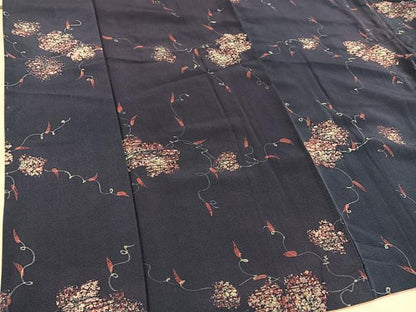 平和屋着物■上質な小紋 枝花文 正絹 逸品 BAAW6126mz