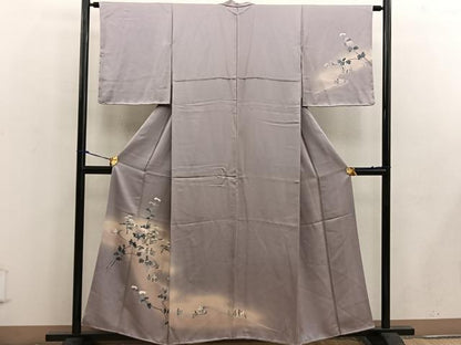 平和屋着物■訪問着 友禅 流水花文 暈し染め 正絹 逸品 BAAW6127mz