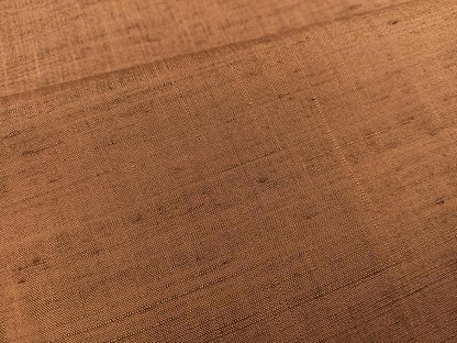 平和屋着物■上質な紬 唐茶色 正絹 逸品 BAAW6144mz