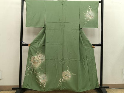 平和屋着物■訪問着 風景文 暈し染め 正絹 逸品 BAAW6147mz