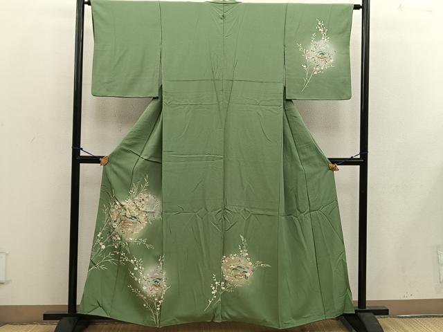 平和屋着物■訪問着 風景文 暈し染め 正絹 逸品 BAAW6147mz