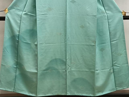 平和屋着物■訪問着 遠山菱花文 暈し染め 正絹 逸品 BAAW6159mz
