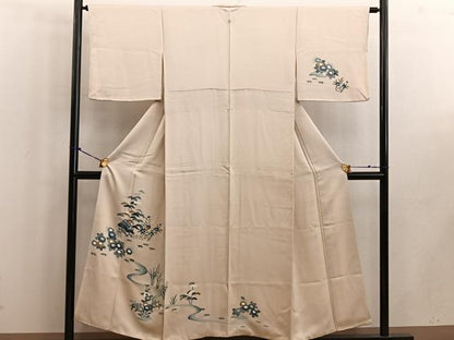 平和屋着物■訪問着 友禅 御所解花文 正絹 逸品 BAAW6161mz