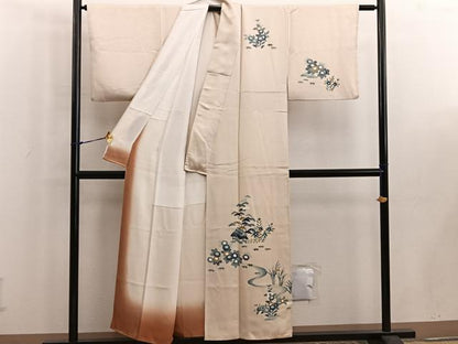 平和屋着物■訪問着 友禅 御所解花文 正絹 逸品 BAAW6161mz