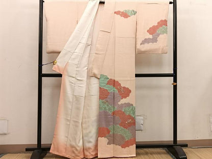 平和屋着物■訪問着 刺繍 文箱菊花文 金銀彩 正絹 逸品 BAAW6205mz