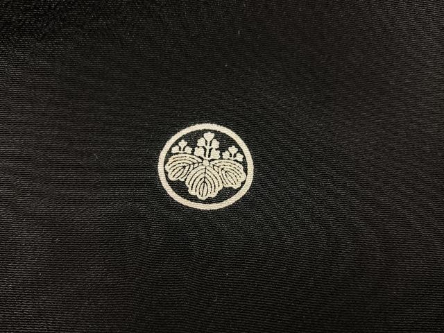 平和屋着物■豪華黒留袖 刺繍 飛鶴花文 金彩 正絹 逸品 BAAW6209mz
