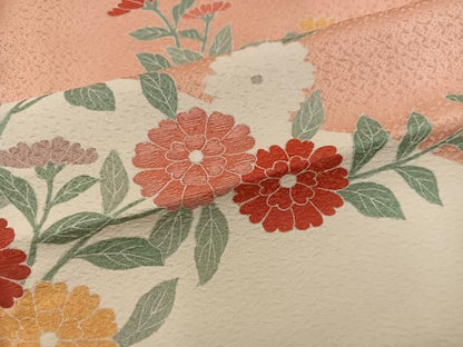 平和屋着物■訪問着 刺繍 枝花文 正絹 逸品 BAAW6211mz
