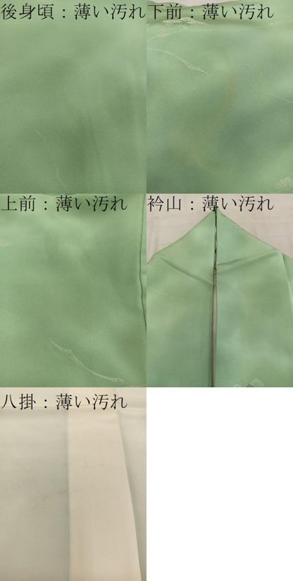 平和屋着物■上質な小紋 松 暈し染め 正絹 逸品 BAAW6235mz