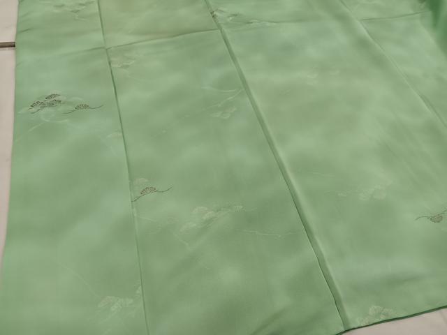 平和屋着物■上質な小紋 松 暈し染め 正絹 逸品 BAAW6235mz