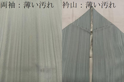 平和屋着物■上質な色無地 薄青色 正絹 逸品 BAAW6238mz