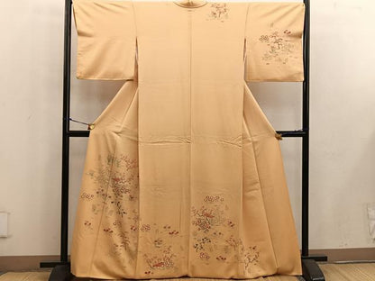 平和屋着物■訪問着 枝梅花文 正絹 逸品 BAAW6249mz