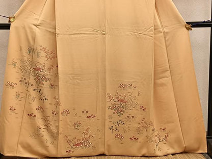 平和屋着物■訪問着 枝梅花文 正絹 逸品 BAAW6249mz