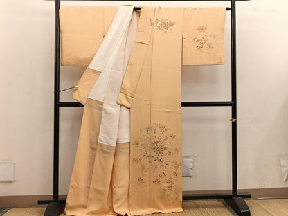 平和屋着物■訪問着 枝梅花文 正絹 逸品 BAAW6249mz