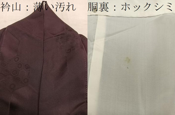 平和屋着物■訪問着 刺繍 亀甲花文 正絹 逸品 BAAW6258mz