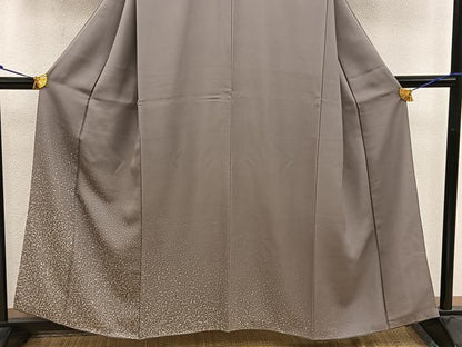 平和屋着物■訪問着 幾何学文様 たたき染め 金彩 正絹 逸品 BAAW6266mz