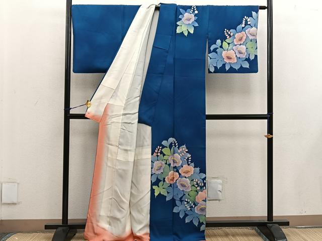 平和屋着物■訪問着 草花文 正絹 逸品 BAAW6269mz