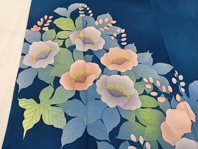 平和屋着物■訪問着 草花文 正絹 逸品 BAAW6269mz
