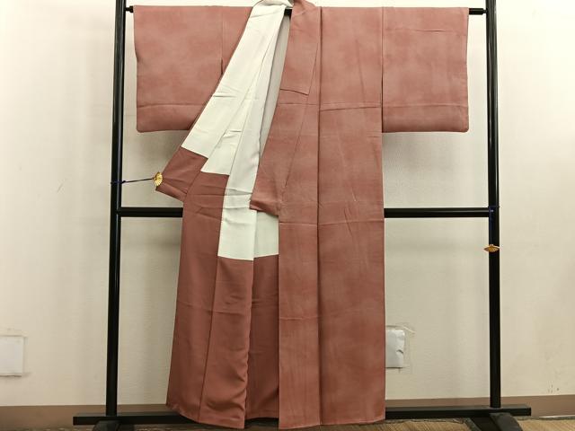 平和屋着物■江戸小紋 流水文 暈し染め 正絹 逸品 BAAW6279mz