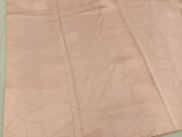 平和屋着物■上質な色無地 地紙重ね地紋 深支子色 正絹 逸品 未使用 BAAW6280mz
