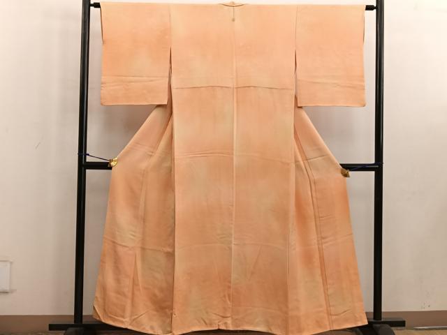 平和屋着物■上質な小紋 風景花地紋 暈し染め 正絹 逸品 BAAW6294mz