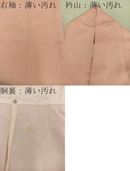 平和屋着物■訪問着 刺繍 牡丹花文 暈し染め 正絹 逸品 BAAW6298mz