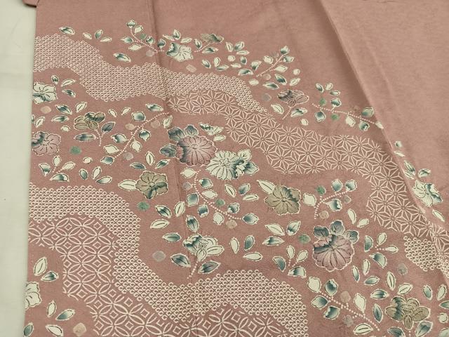 平和屋着物■訪問着　辻が花　絞り　正絹　逸品　BAAW6337mz