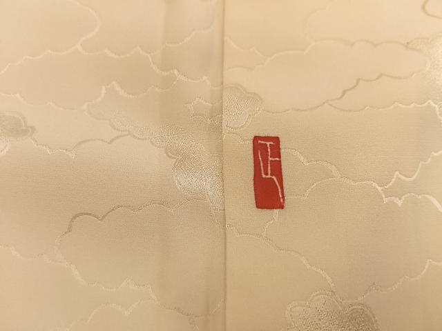 平和屋着物●本加賀友禅作家　押田正義　振袖　菊花文　暈し染め　金彩　正絹　逸品　BAAW6342mz