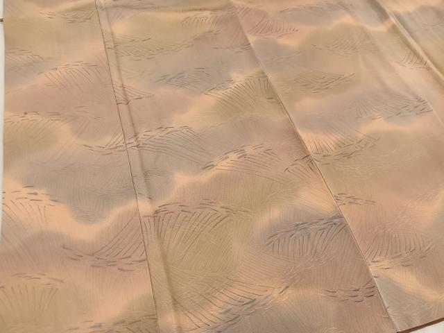 平和屋着物■上質な小紋　雲重ね文　正絹　逸品　BAAW6353mz
