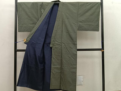 平和屋着物●男性　本場大島紬　アンサンブル　絣文様　証紙付き　正絹　逸品　BAAW6387mz